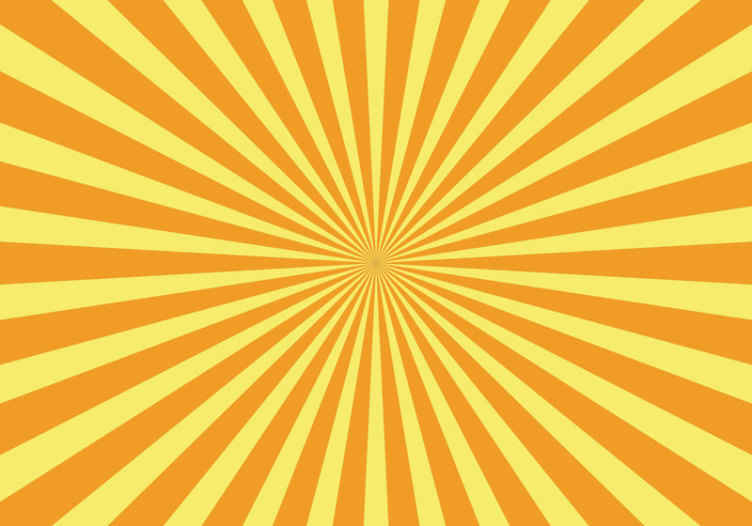 Fotomural para gabinete Pôr do sol abstrato com tons laranja - TenStickers