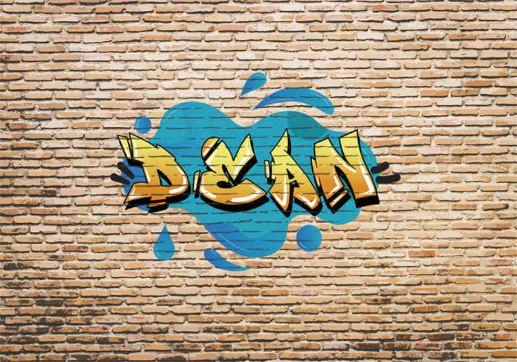 Graffiti wall mural personalized graffiti design - TenStickers