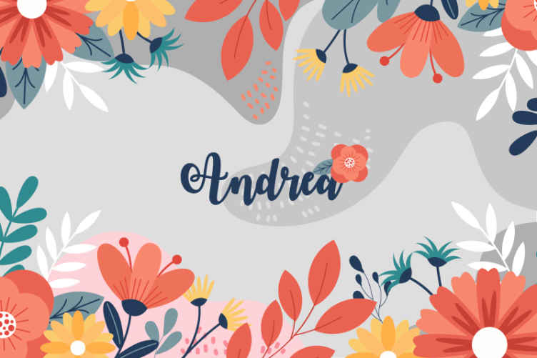 Fotomurale fiori design floreale personalizzato - TenStickers