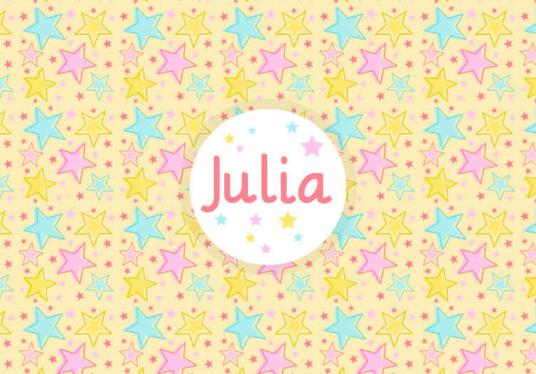 Personalized Starry Design children wall mural - TenStickers