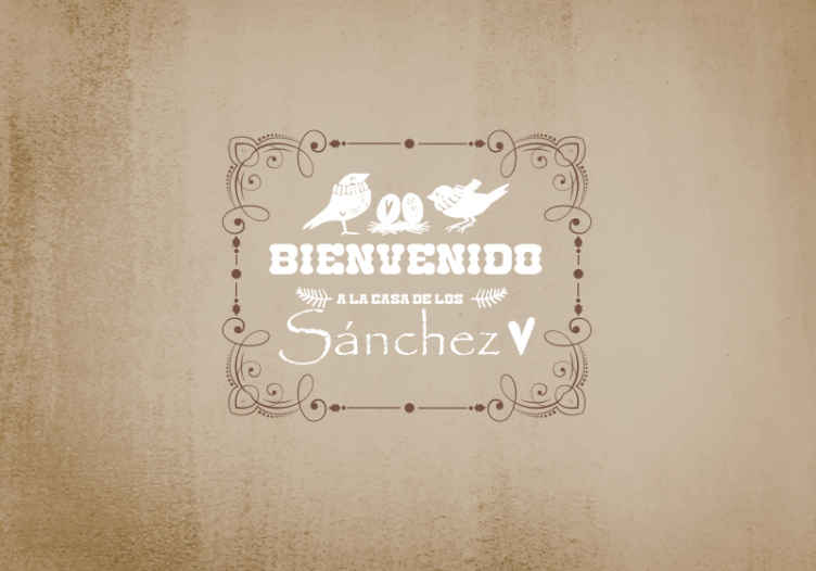 Fotomural personalizable Apellido personalizado - TenVinilo