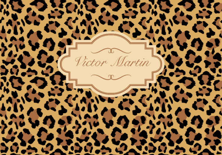 Fotomural animales estampado de leopardo - TenVinilo