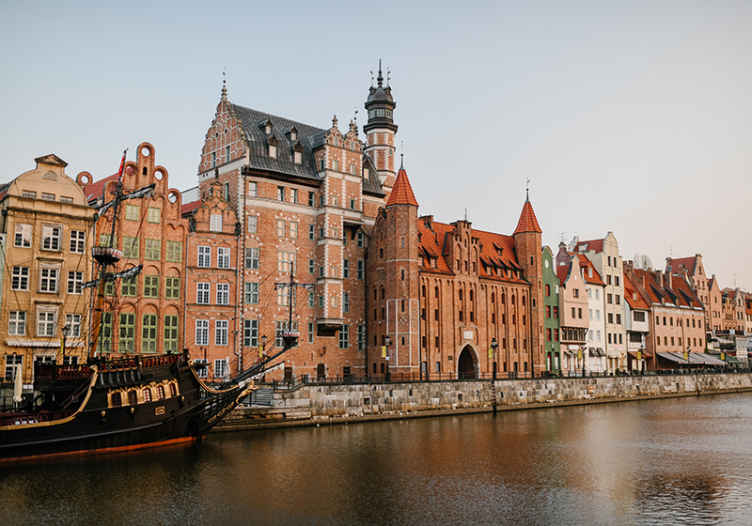 Tapisserie autres villes et de pays gdańsk - TenStickers
