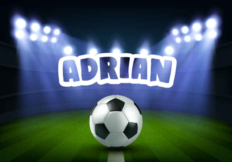 Soccer Field Celebration people wall mural - TenStickers