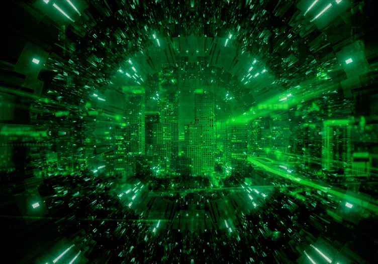 3d壁画的未来壁纸 Tenstickers