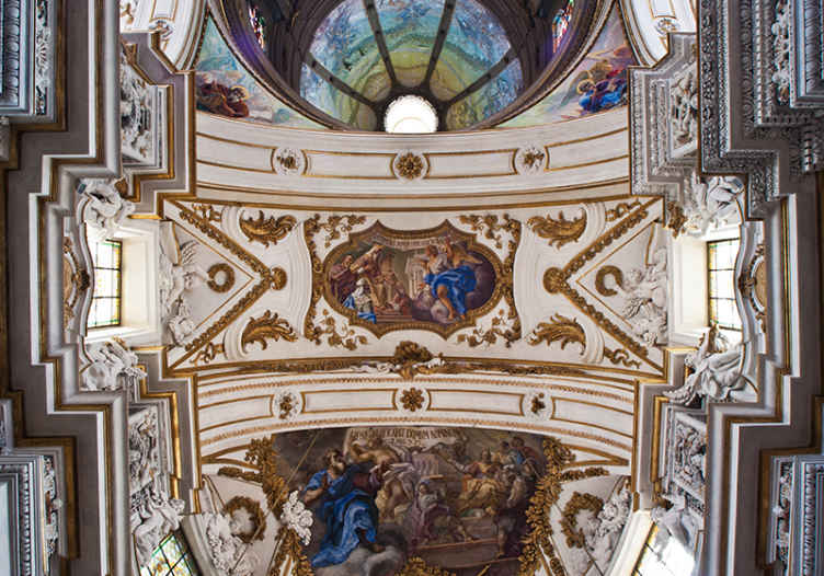 Fototapete Klassische Kunst opulente decke - TenStickers