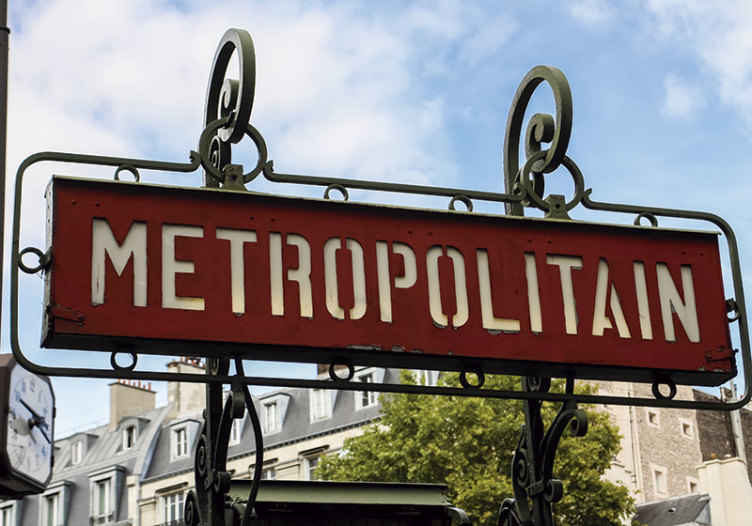 Seinävalokuva anna metro pariisissa pariisi tarrat - Tenstickers