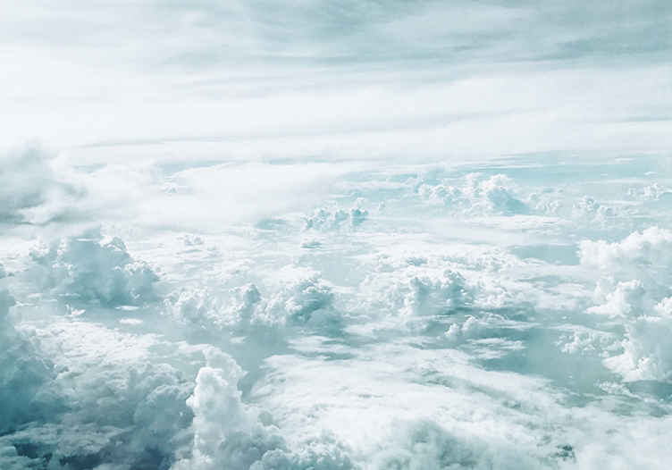 雲と氷のリラックス壁紙写真 Tenstickers