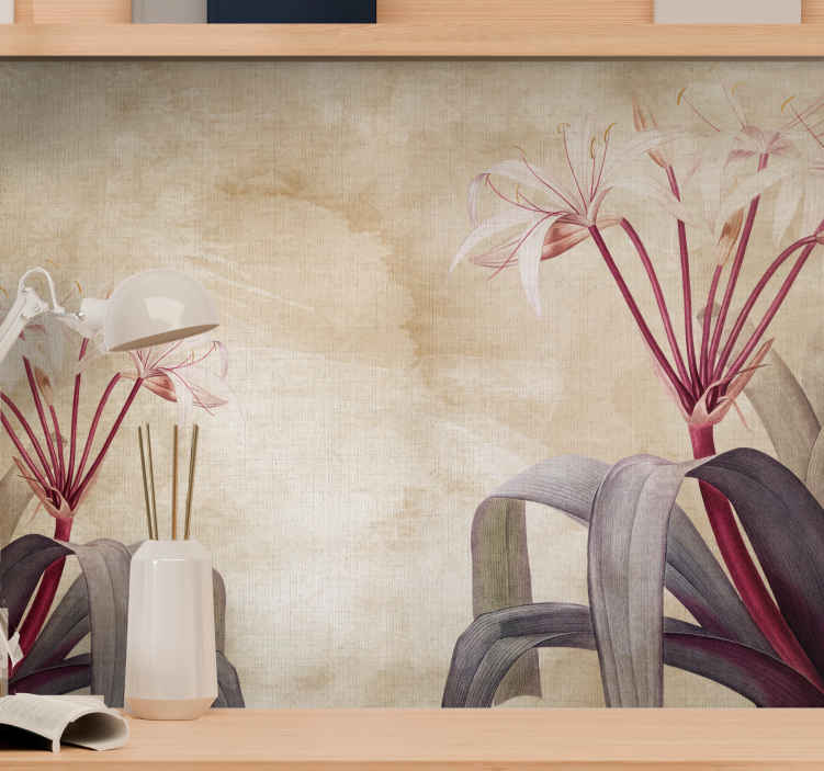 Fotomurali floreali Botanica viola fresca