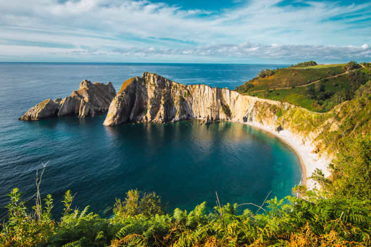 Fotomural mar Playa del silencio Asturias - TenVinilo