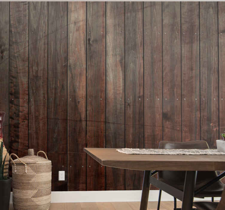 Papel pintado 3D paneles de aspecto de madera papel pintado no tejido  paneles de madera escandinavos papel pintado de pared moderno listones pared  de madera madera natural marrón beige gris negro 