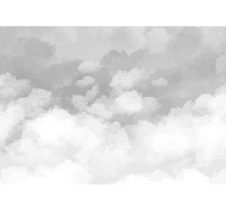 Fotomural 3d textura de nubes suaves - TenVinilo