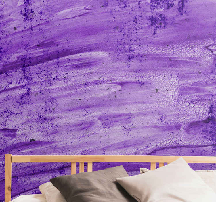 Purple white marble design wall murals for teenage bedrooms - TenStickers