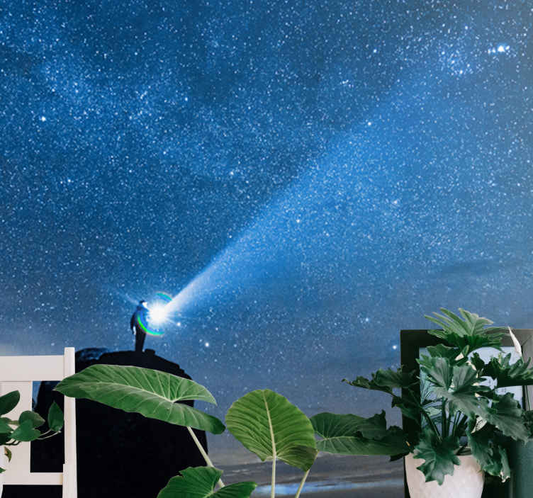 Space mural starry sky adventure - TenStickers