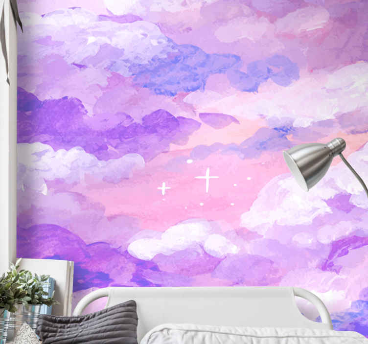 purple cloud wallpaper  Light purple wallpaper Purple aesthetic Purple  wallpaper phone