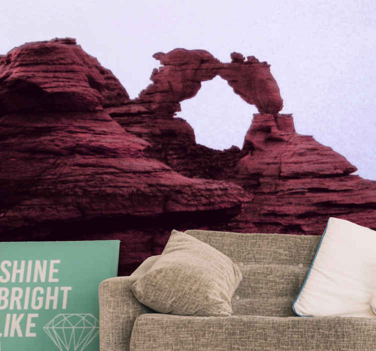 Fotomural desierto Fotografía estética de piedra arenisca - TenVinilo