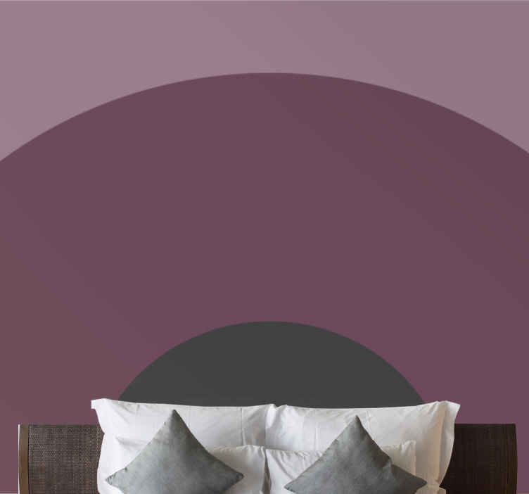 Murales camera da letto Arco geometrico scuro