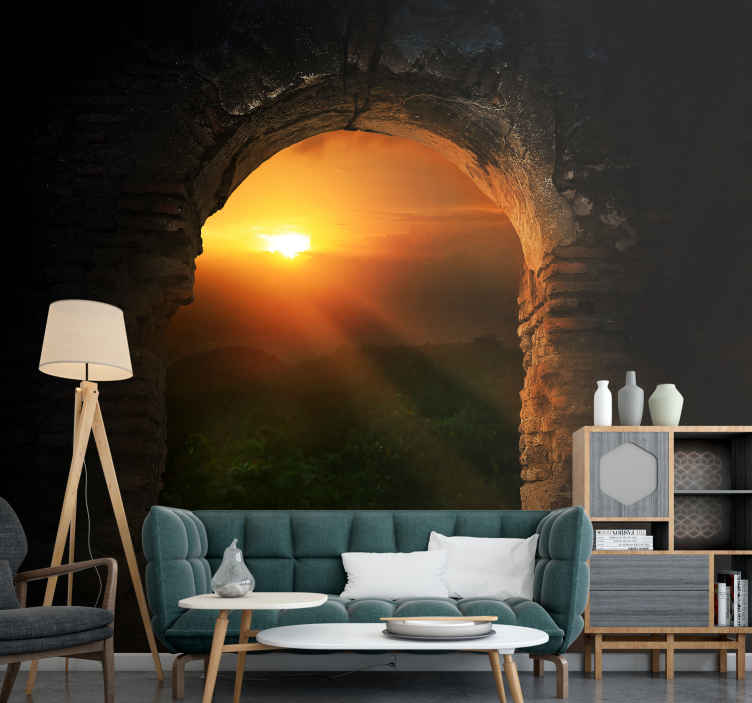 Avikalp Exclusive AWZ0357 3D Mural Wallpaper Fantasy Idyllic Arch Flow   Avikalp International  3D Wallpapers