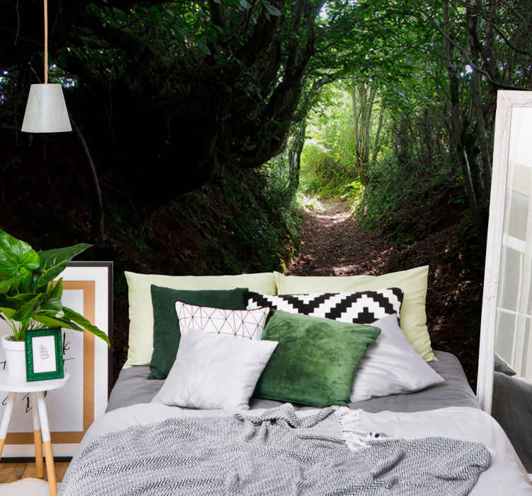 Fotomurale paesaggi Natura del tunnel della foresta