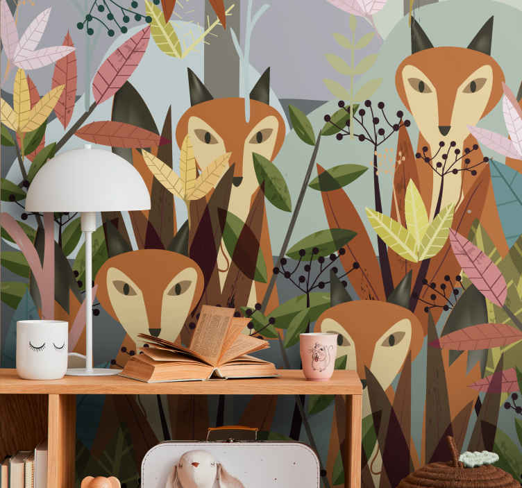 Fotomurali animali guardandoti animali della giungla