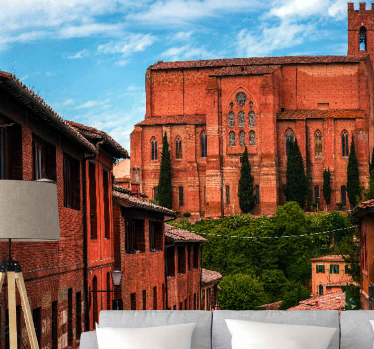 Fotomurale città Edifici mediterranei toscana ally