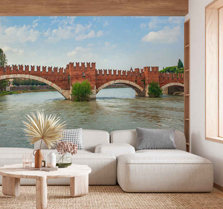 Fotomurale paesaggi Paesaggio di castelvecchio veneto