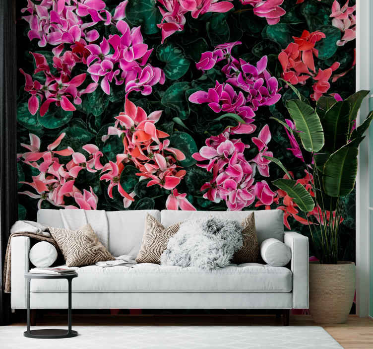 Fototapete Andere Blumen Bunte Blumen - TenStickers