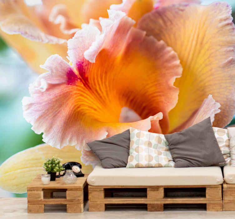 Papier peint panoramique orchidées - TenStickers