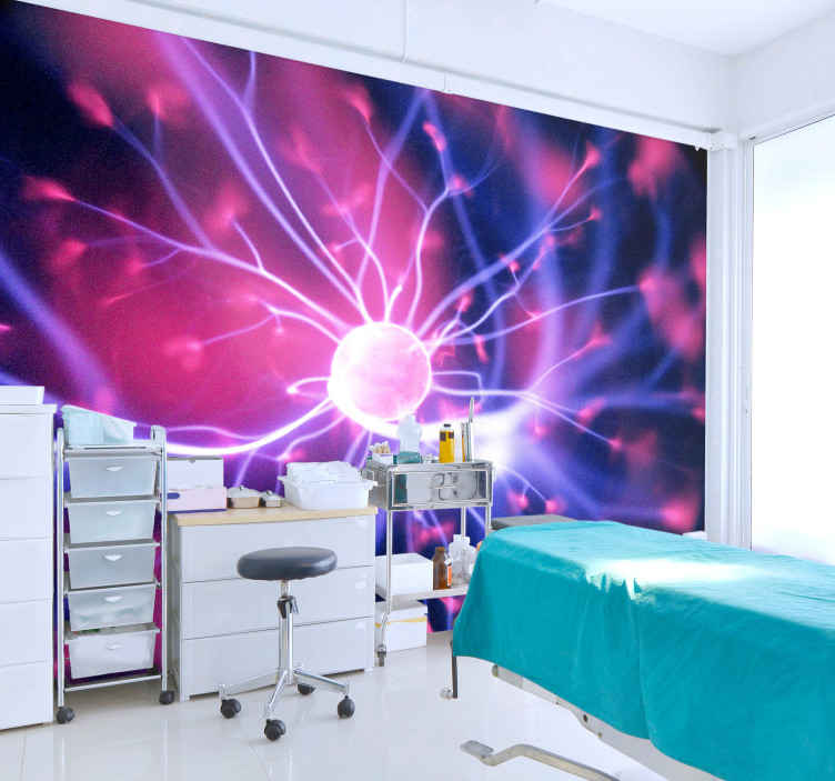 Mural para oficina neurona - diseño moderno