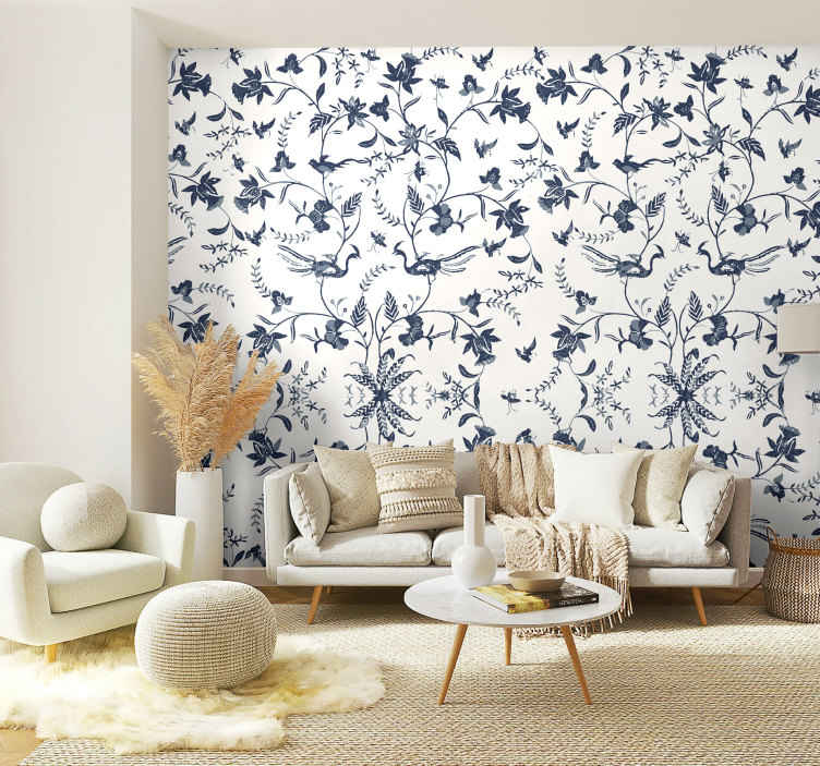 French vintage Toile wall mural - TenStickers
