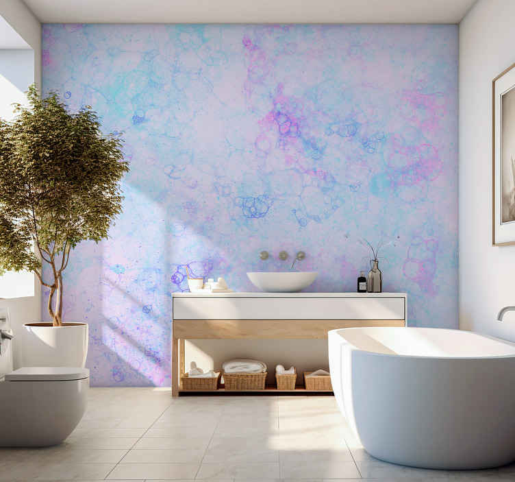 vinilos zen para baños imagen de cascada - Murales de pared