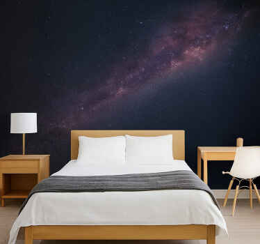 Galaxy with stars teenage wall mural - TenStickers
