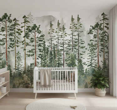 Lesní fototapeta do dětského pokoje - TenStickers