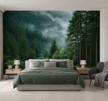 Lesní fototapeta temná volba - TenStickers
