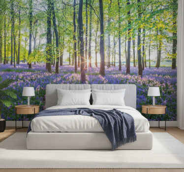 숲 벽 벽화 자연에서 영감을 받은 현대적 디자인 - TenStickers