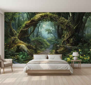 Lesní fototapeta kouzelný les vintage - TenStickers