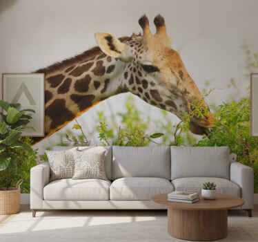 Fotomurale africano giraffa alta - TenStickers