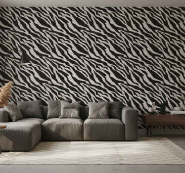Fotomurale africano stampa animale zebra bianca e nera - TenStickers