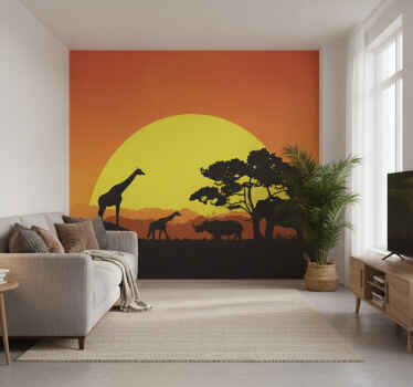 Fotomurale africano savana africana - TenStickers