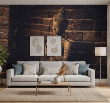 Mural de buda figura en decoración zen - TenVinilo