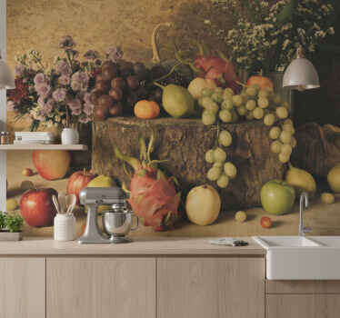 Fotobehang keuken fruit voor de keuken - TenStickers