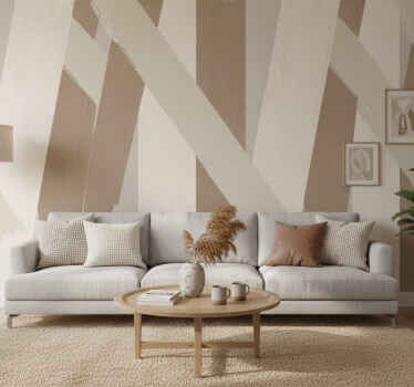 Fototapete beige farbenspiel - TenStickers