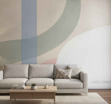 Fototapete beige farbpalette - TenStickers