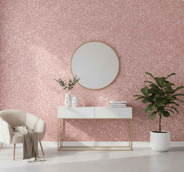 Hallway wall mural pink glitter falling mousepad - TenStickers