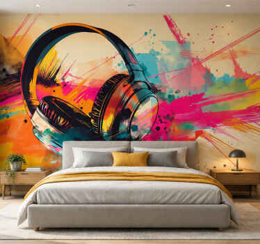 Urban wall mural inspired by street art - TenStickers