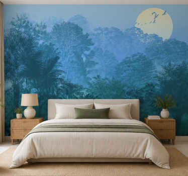 Foto behang jungle natuur - TenStickers