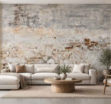 Cement texture wall mural - TenStickers
