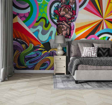 Graffiti Urban Art Wall Mural - TenStickers