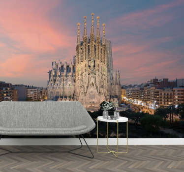 Barcelona Gothic Architecture Barcelona mural - TenStickers