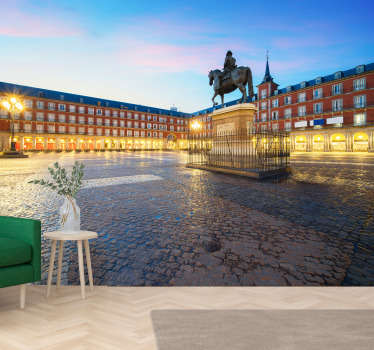 Fotomural madrid Plaza Mayor - TenVinilo